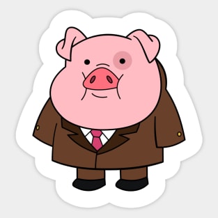 Gravity Falls Pig Boss Sticker